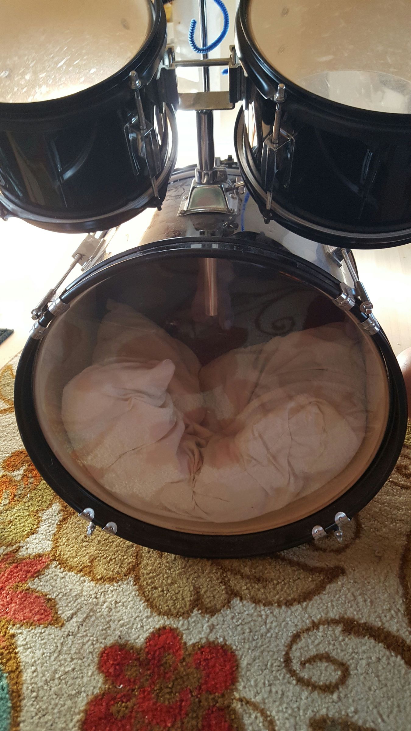 How Muffle a Children's Bass Drum Instructables