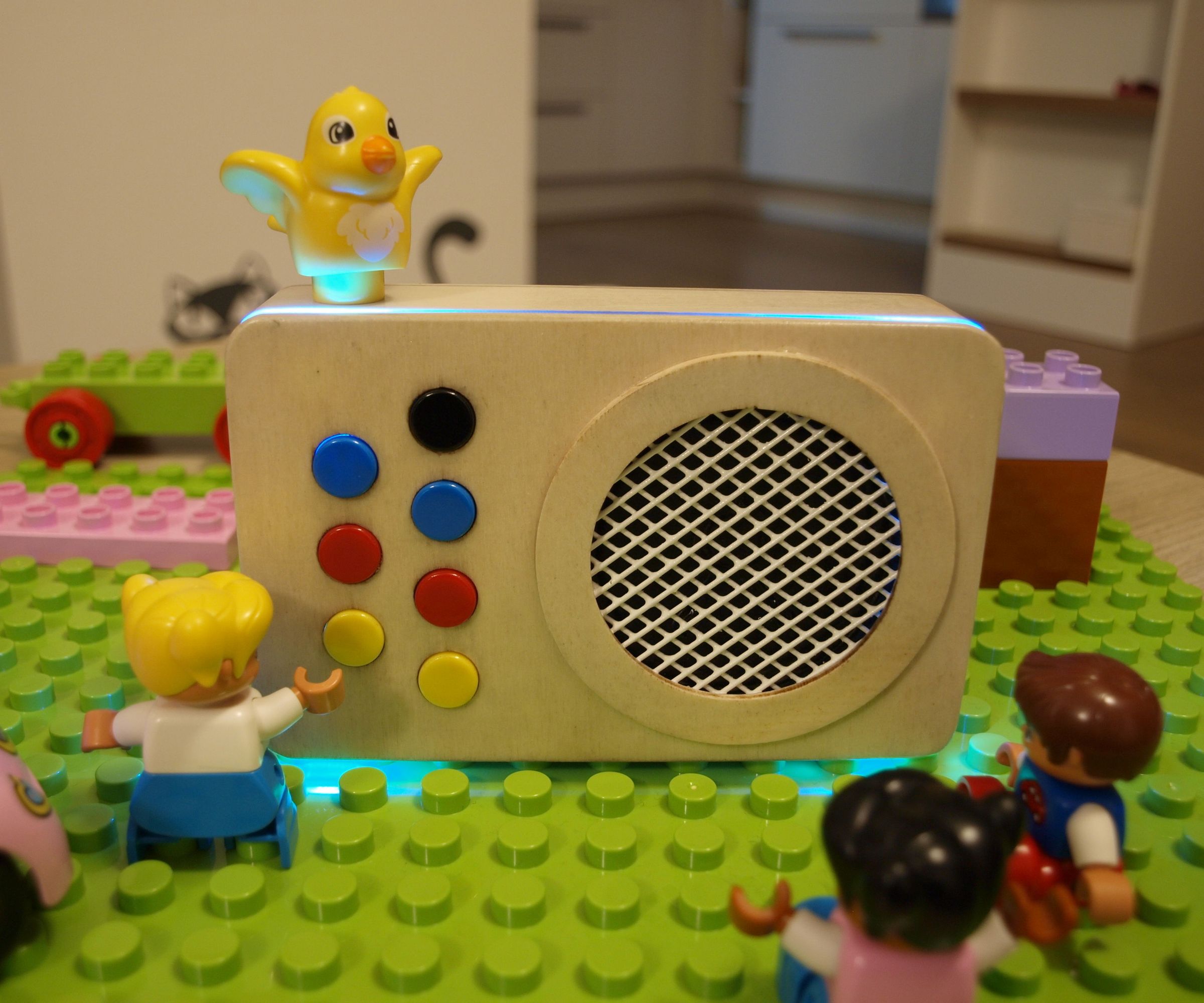 Kids' Wooden Radio