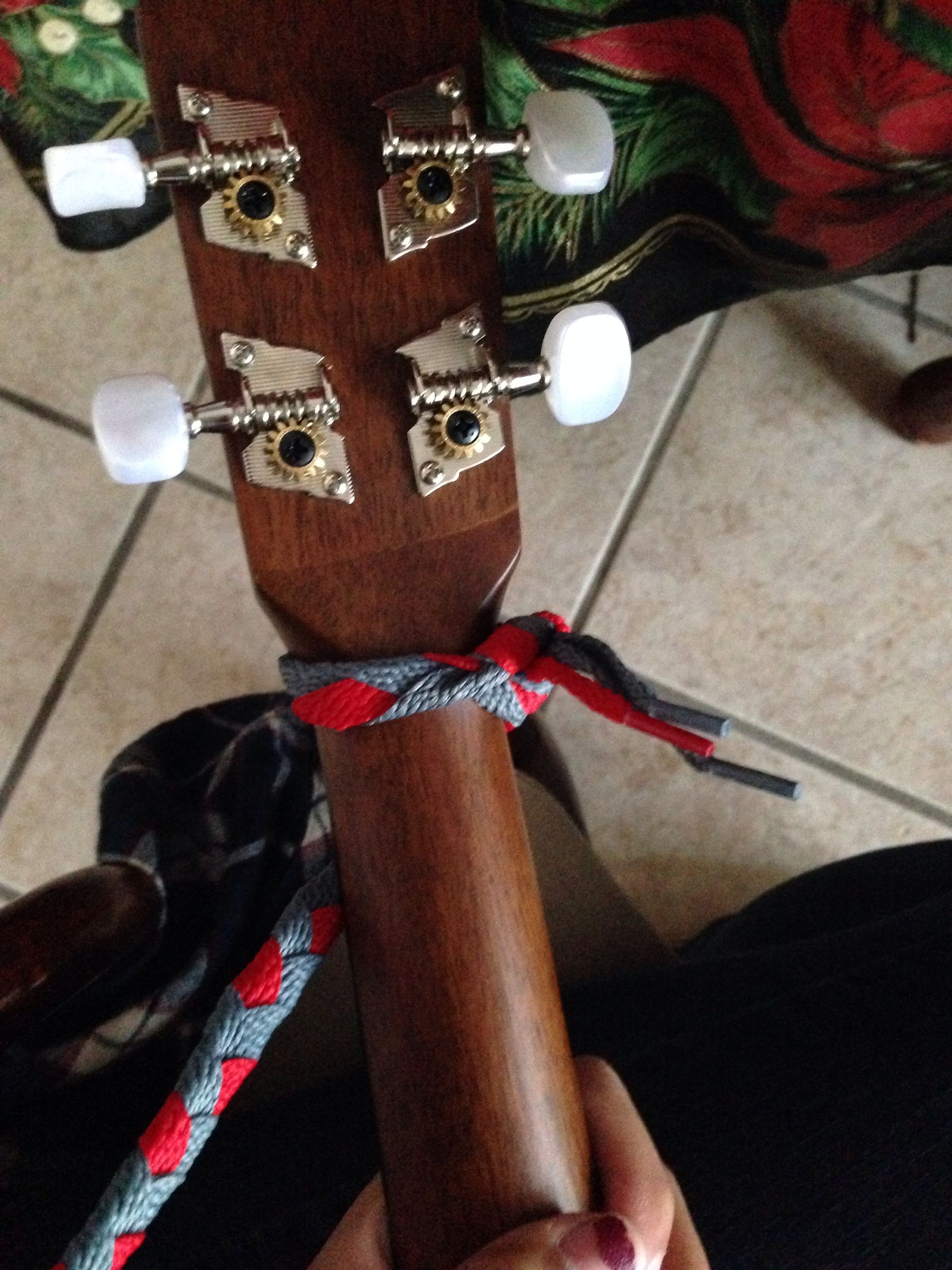 DIY NoDrill Braided Ukulele Strap 8 Steps Instructables