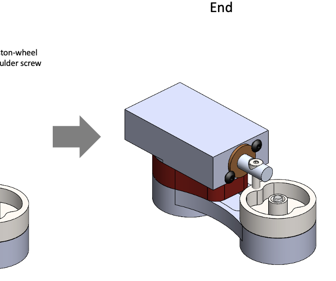 One Cylinder Air Piston