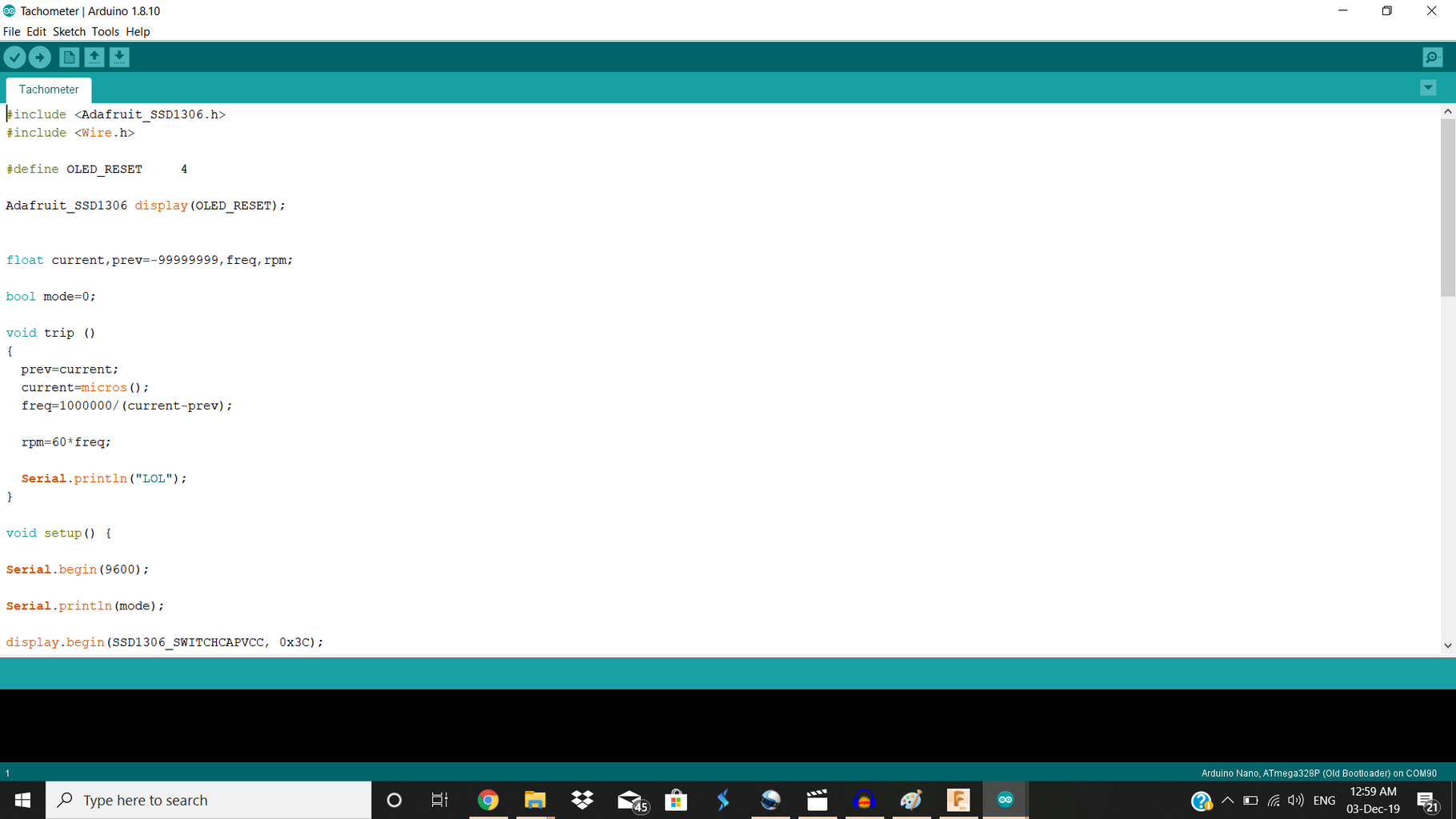 Tachometer : 5 Steps - Instructables