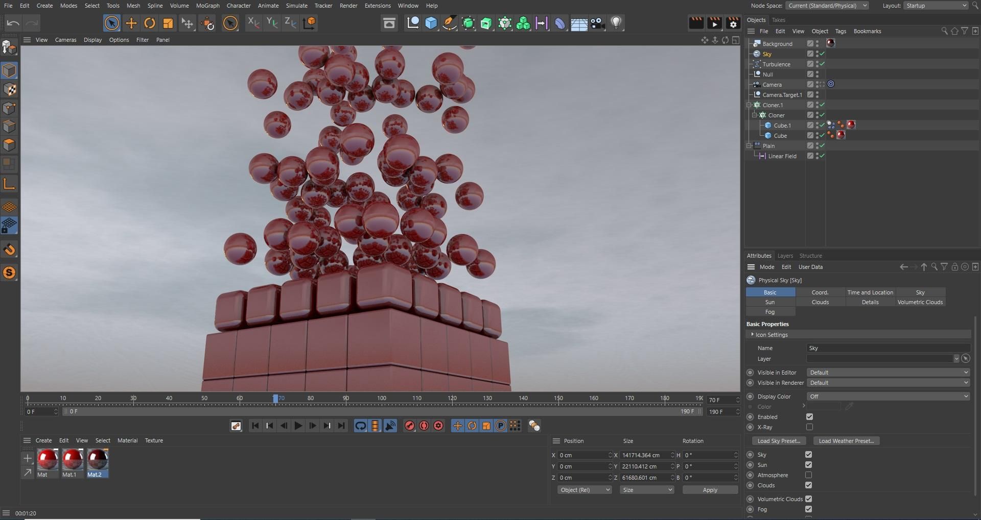 Modify Cloning With Camera Keyframing Cinema 4D Tutorial Workflow