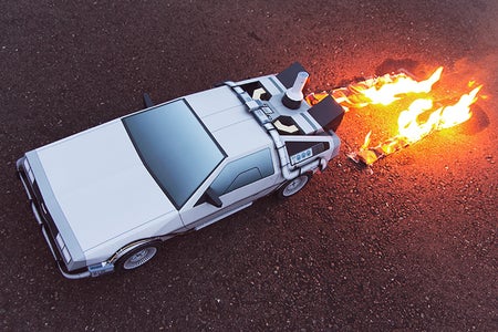 DeLorean BTTF Inspired Papercraft