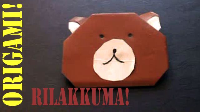 Rilakkuma Bear Origami Tutorial!