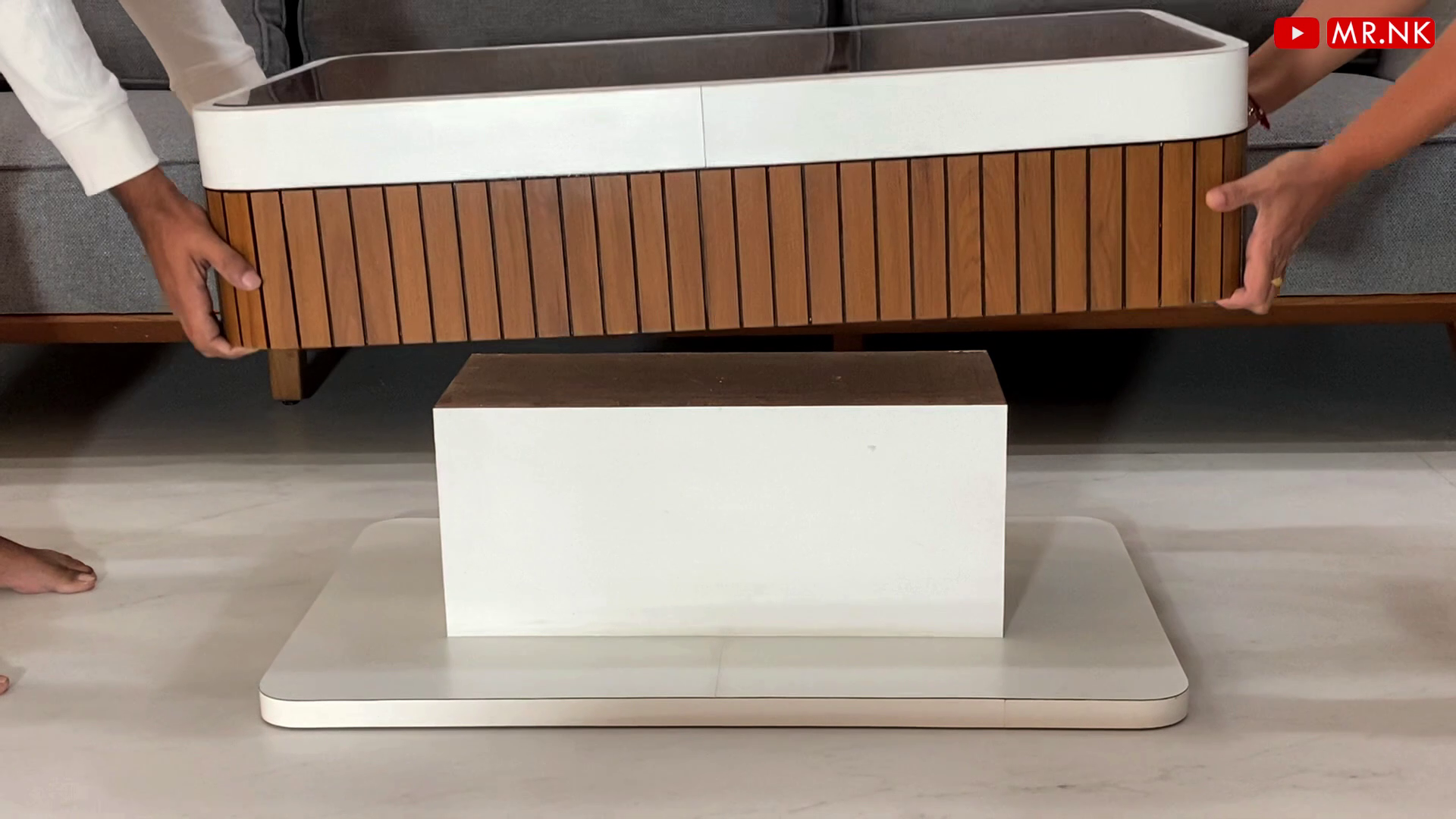 Building a Coffee Table With Endless Depth! (Infinity Illusion) : 12 ...