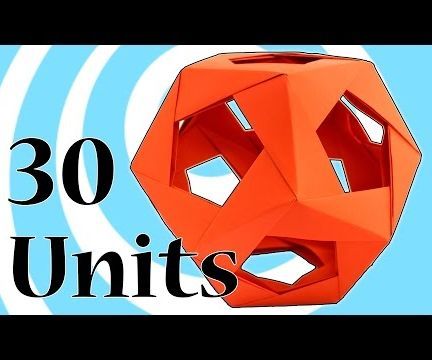  Modular Origami Dodecahedron (30 Units)