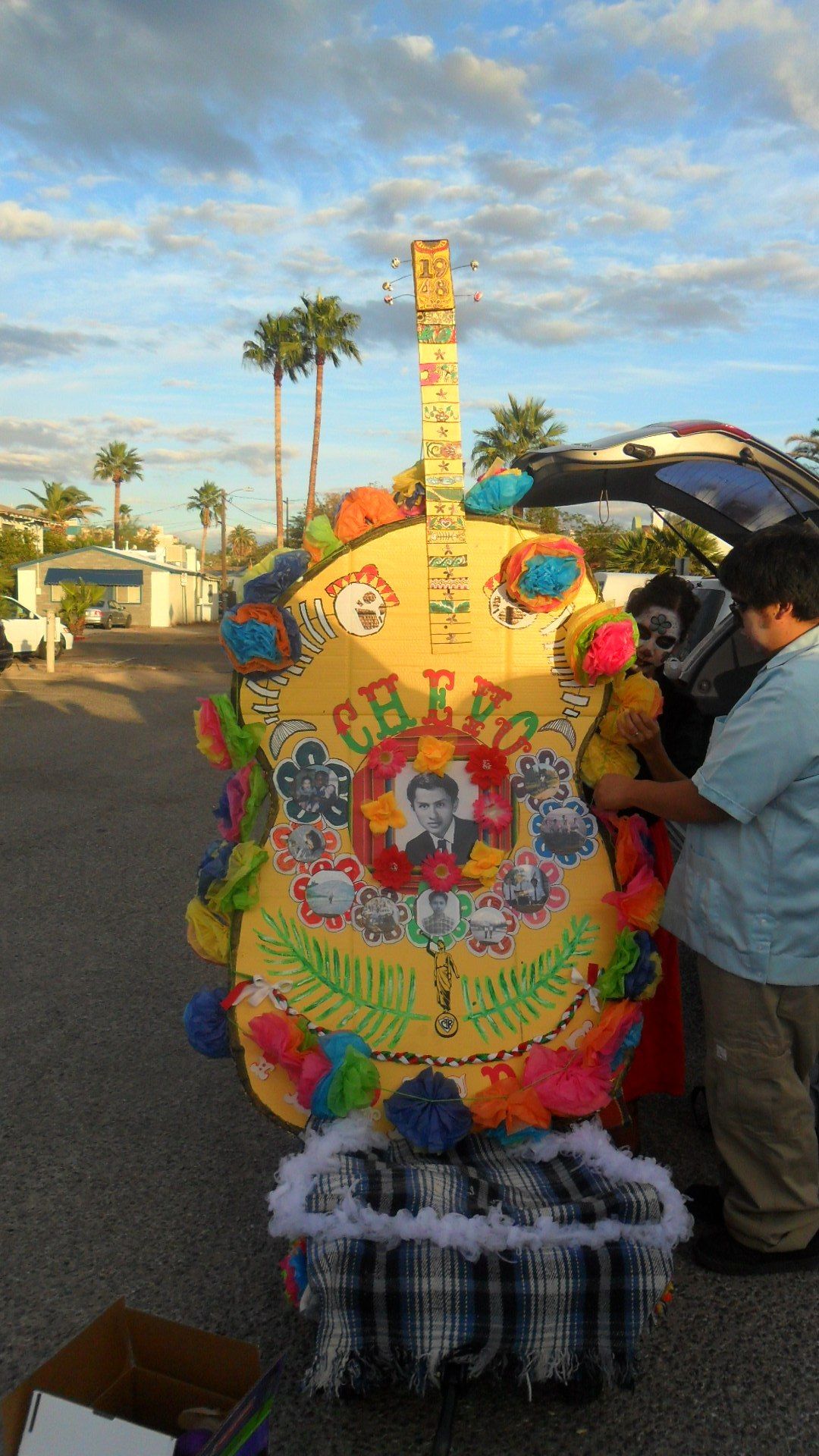 All Souls Procession Giant Guitar