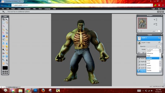 Separate Hulk + Add Ribs