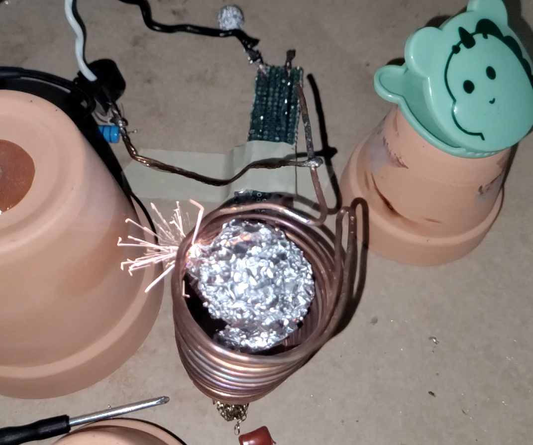 Levitating and Melting Metals (Induction Heater)