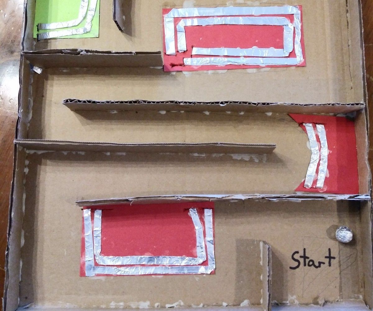 Makey Makey Marble Maze Sensor