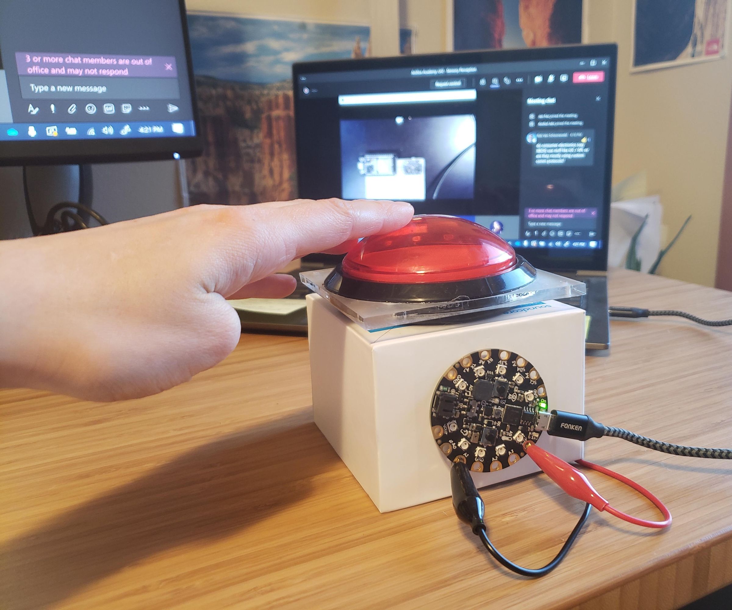 Microsoft Teams Mute Button
