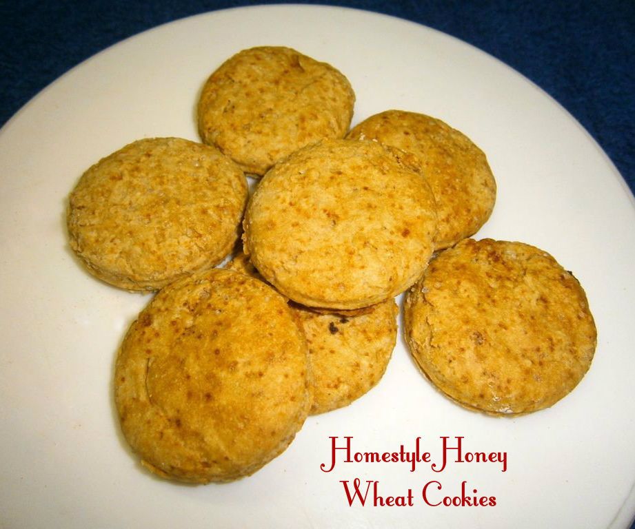 Homestyle Honey Whole Wheat Cookies