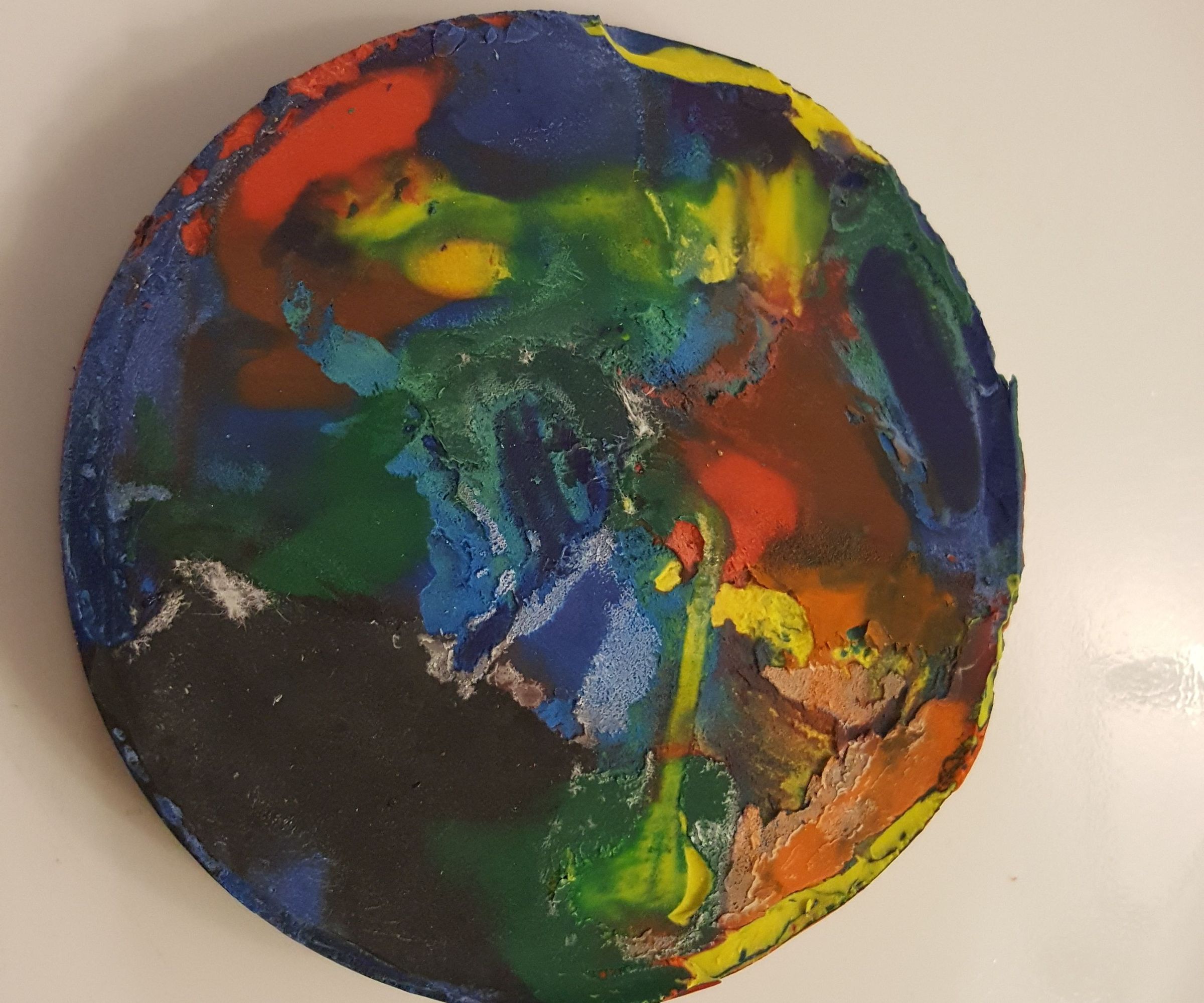 DIY : Multi-Colored Crayon Discs