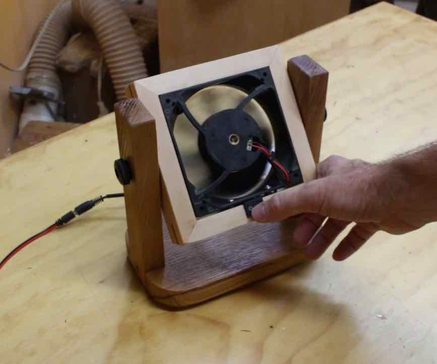 Reclaimed Desk Fan