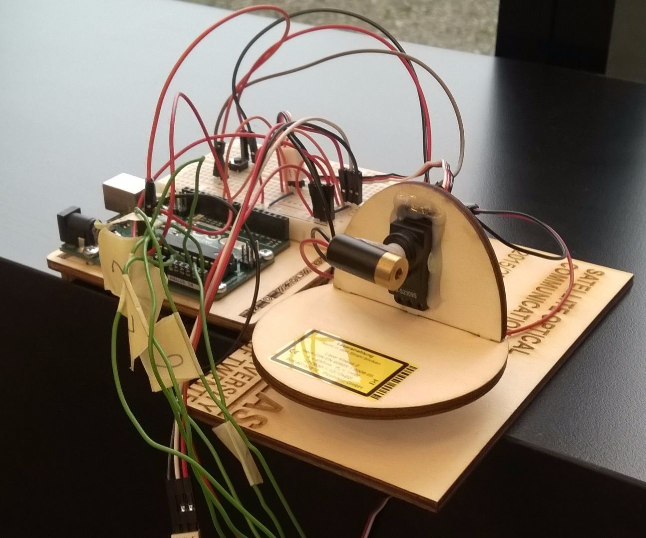 Building a Model for Satellite-Based Laser Communication