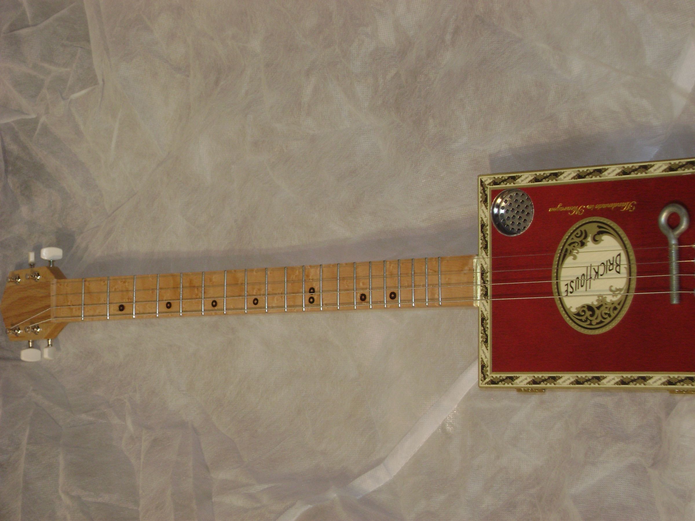 4 String Electric Cigar Box Guitar