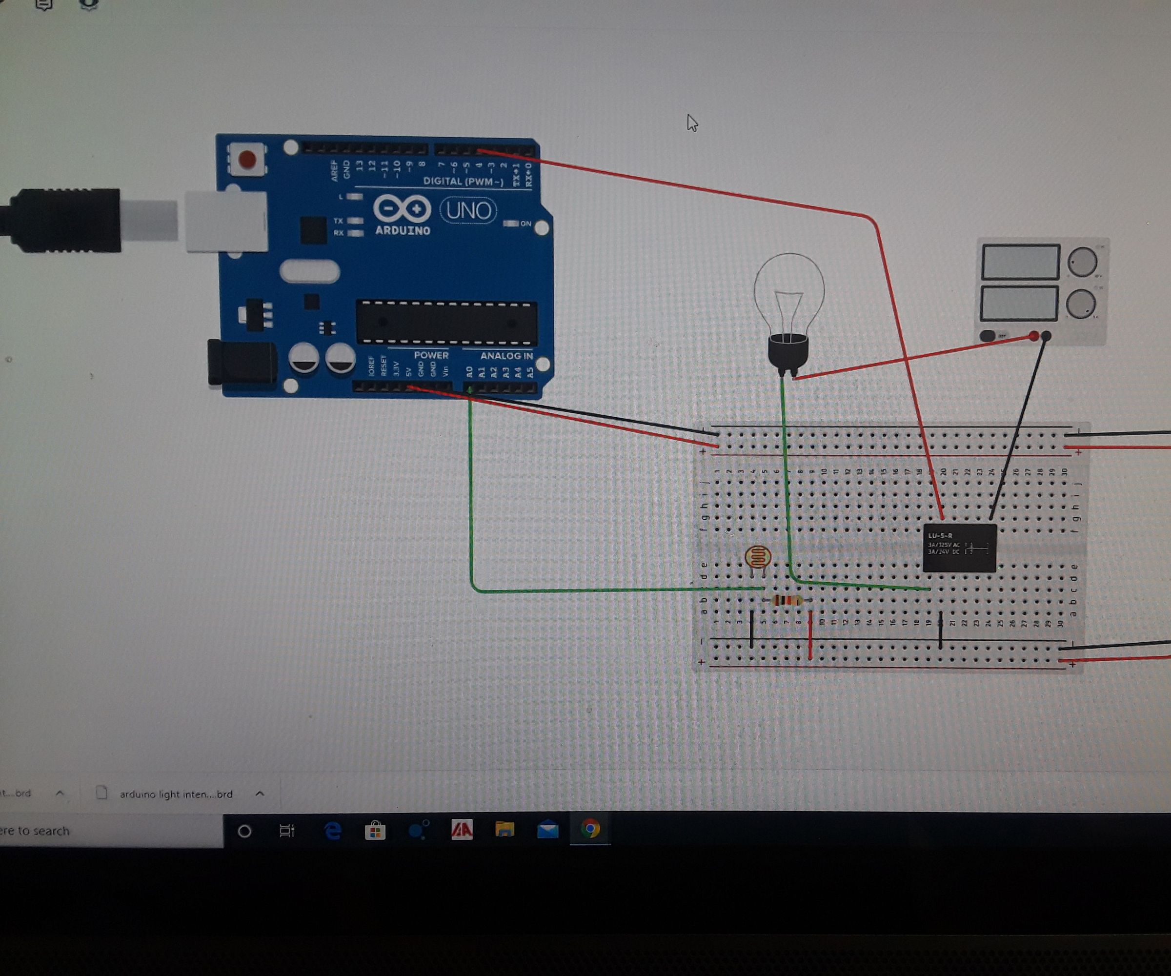 Arduino Light Intensity Lamp Making