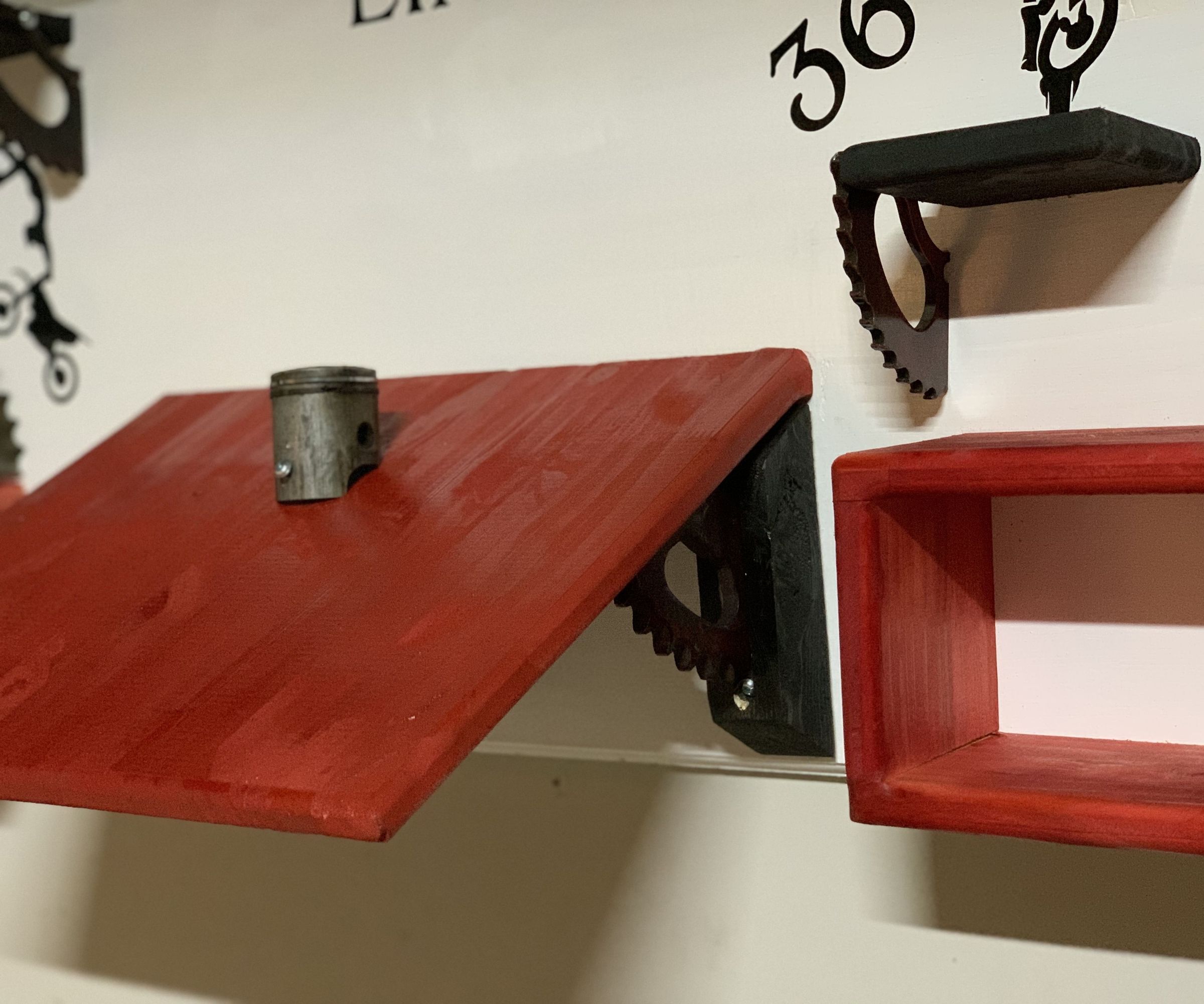 Motocross Gear Shelf