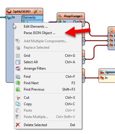 In Visuino Set Components