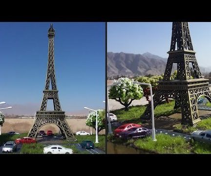 How to Make Realistic Eiffel Tower Diorama|Eiffel Tower Paris France 