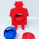 Parametric Gyroscope and Robot Made With Tinkercad Codeblocks