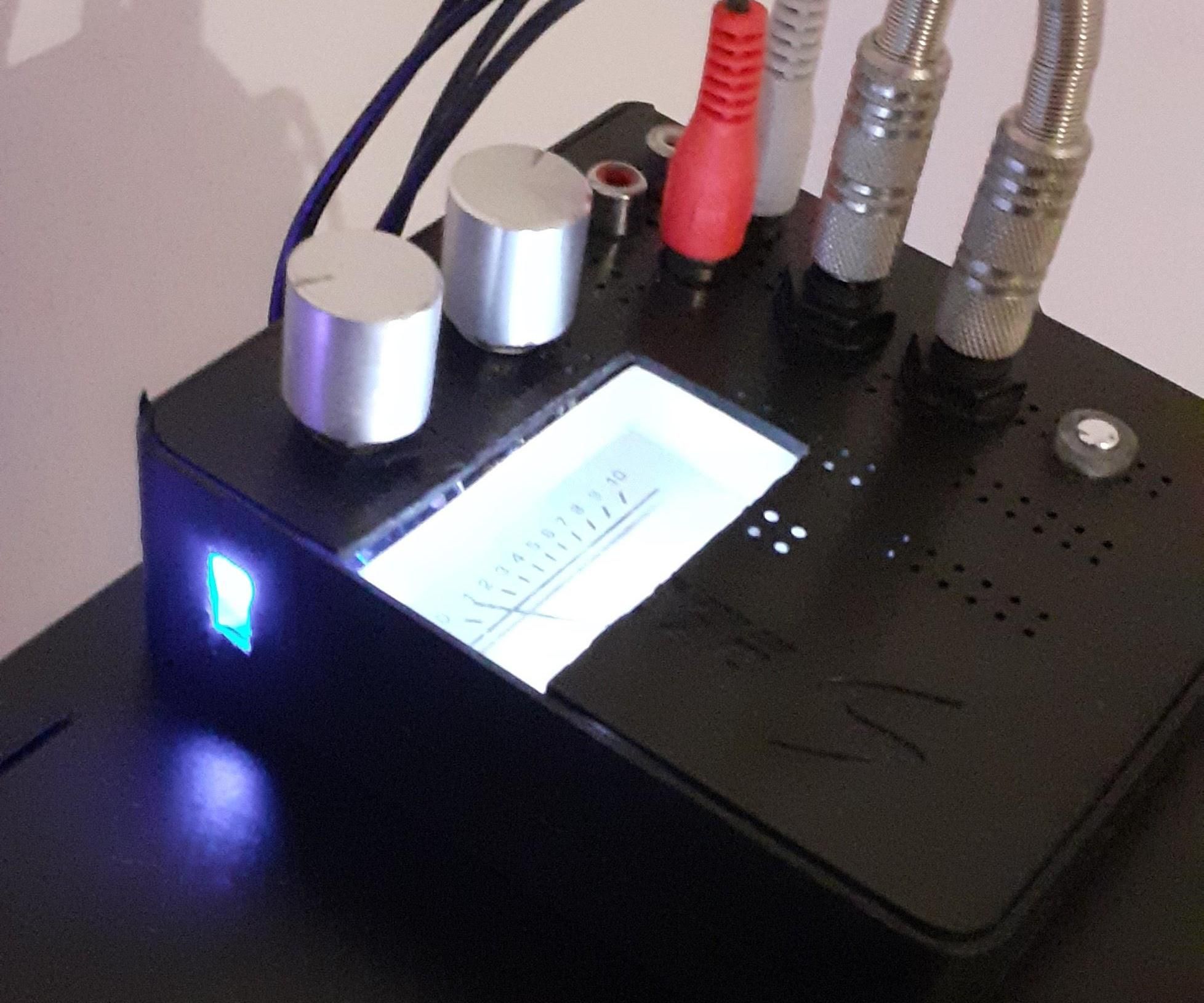 Pré-amplificador Com TL 082 E VU Meter Analógico (line and Phono Preamplifier)