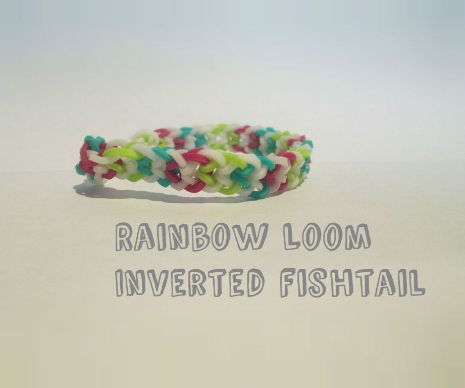 Rainbow Loom Inverted Fish Tail Bracelet
