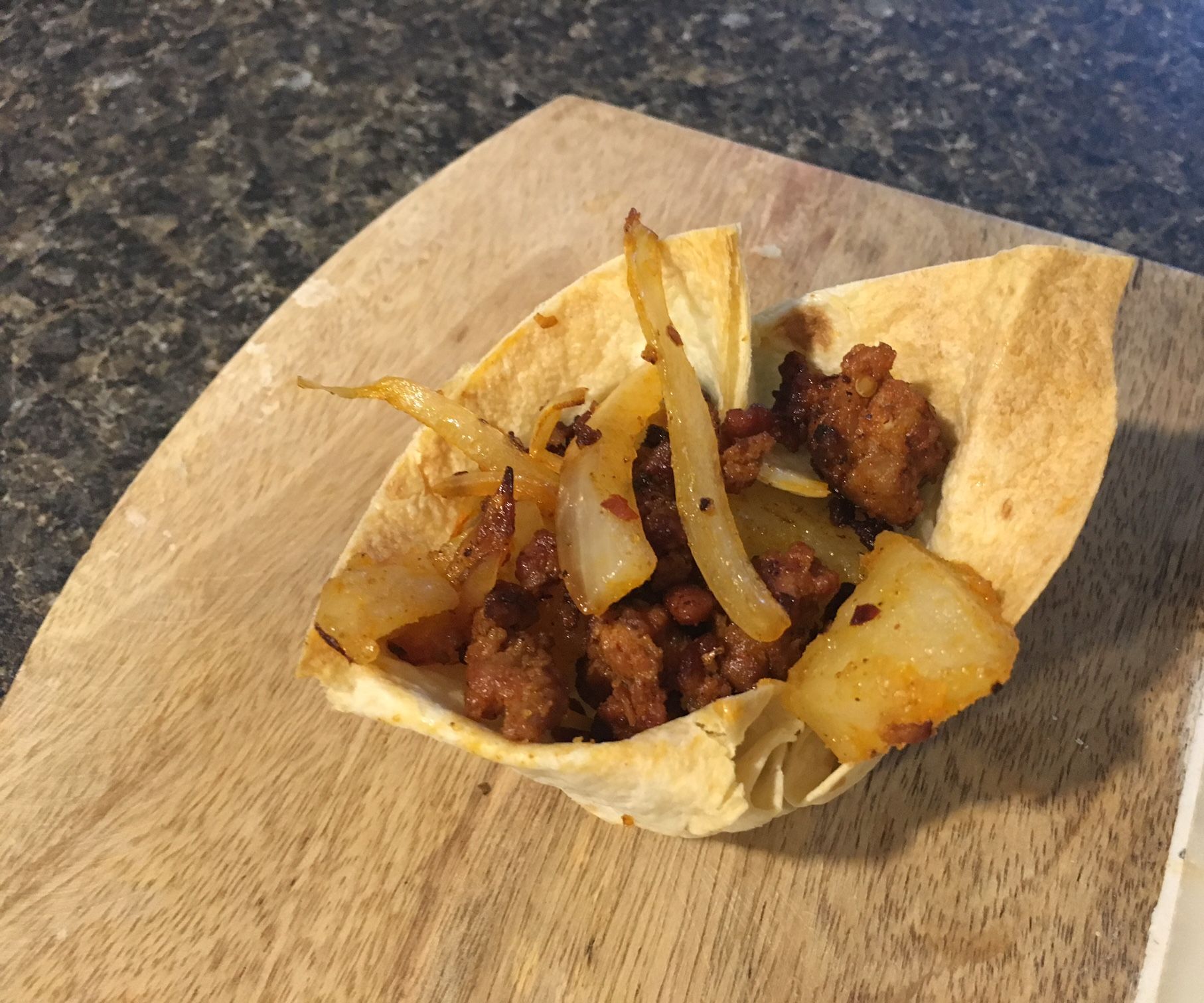 Potatoes With Chorizo Appetizer