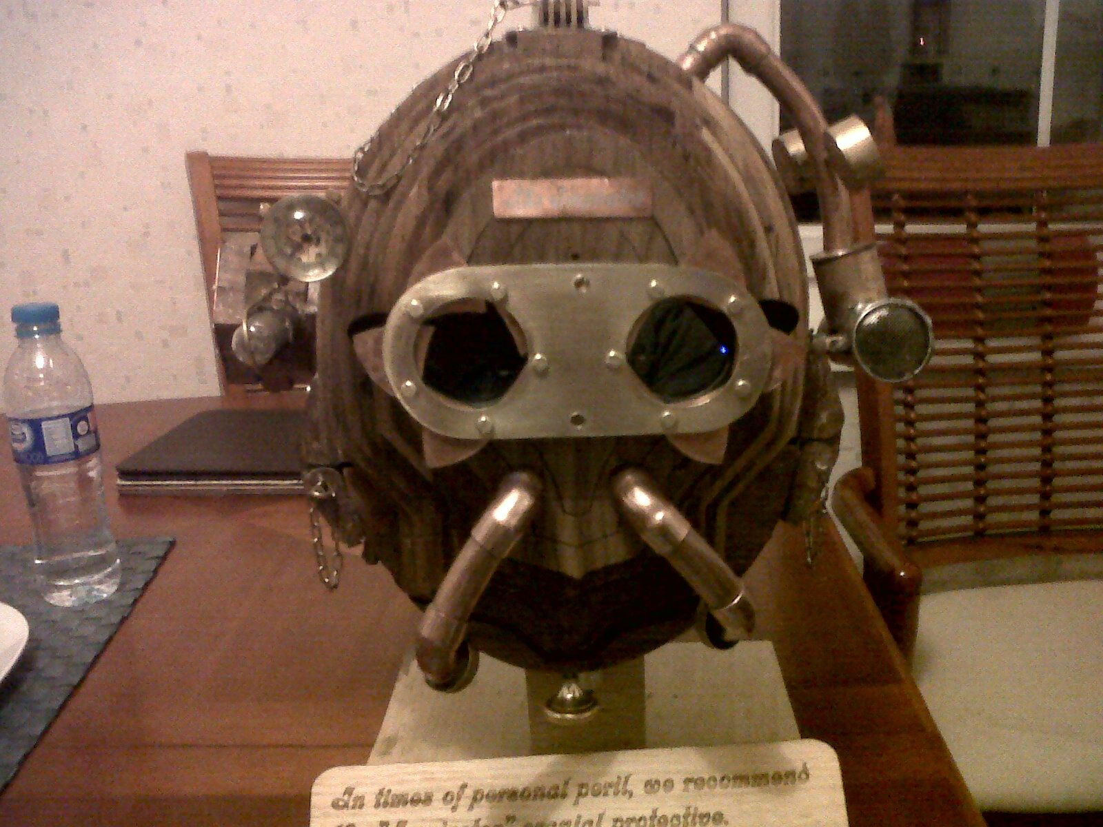 The Impirator cranial protective.