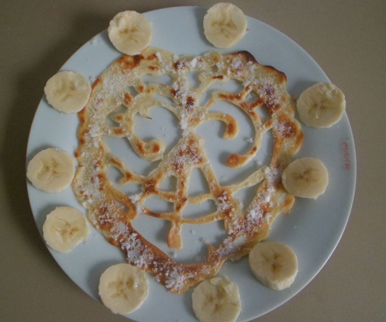  Lace Heart Crepes and Choclate Crepes(pan Cake) :