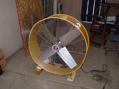 Prepping the Fan.