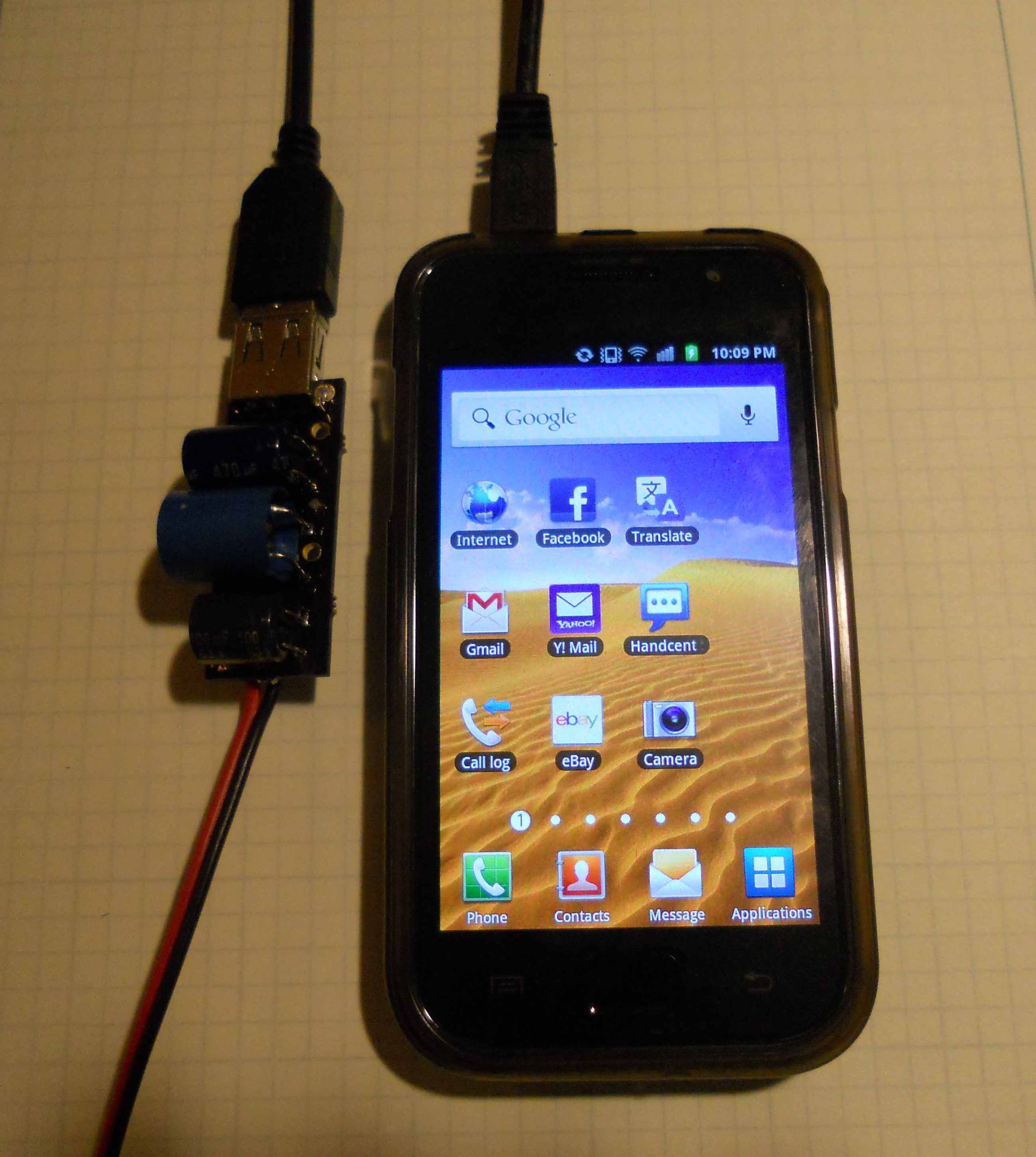 A USB Charging Port for an  Electric Bicycle