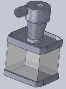 3D Printed Cyclone for Fein Shop Vac 