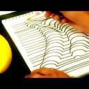How to draw a 3D drawing on paper