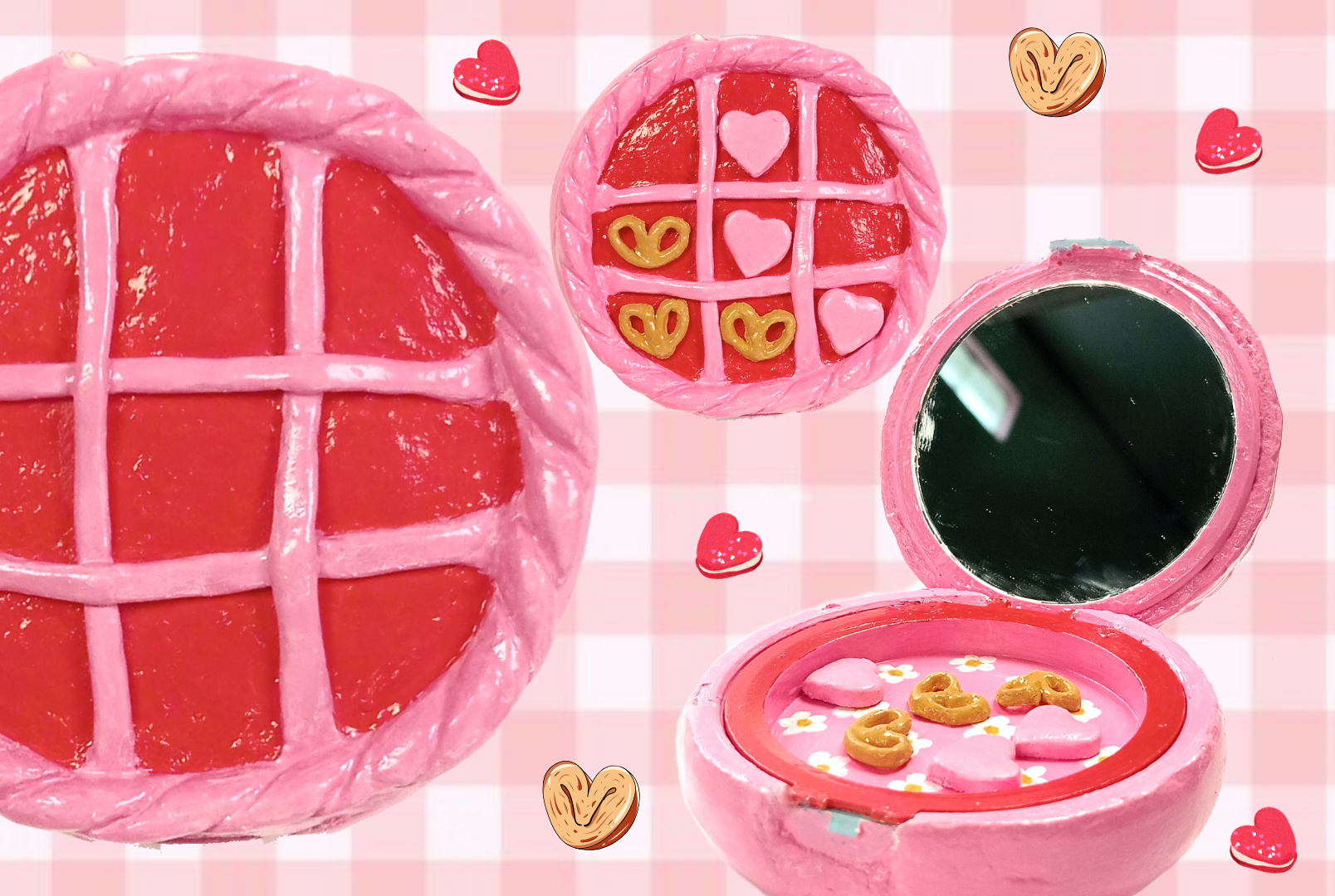 Upcycling a Compact Powder Into a Pie-Inspired Storage (and a Tic-Tac-Toe Board)