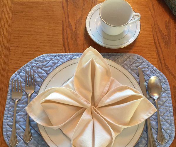Napkin Folding - Flower