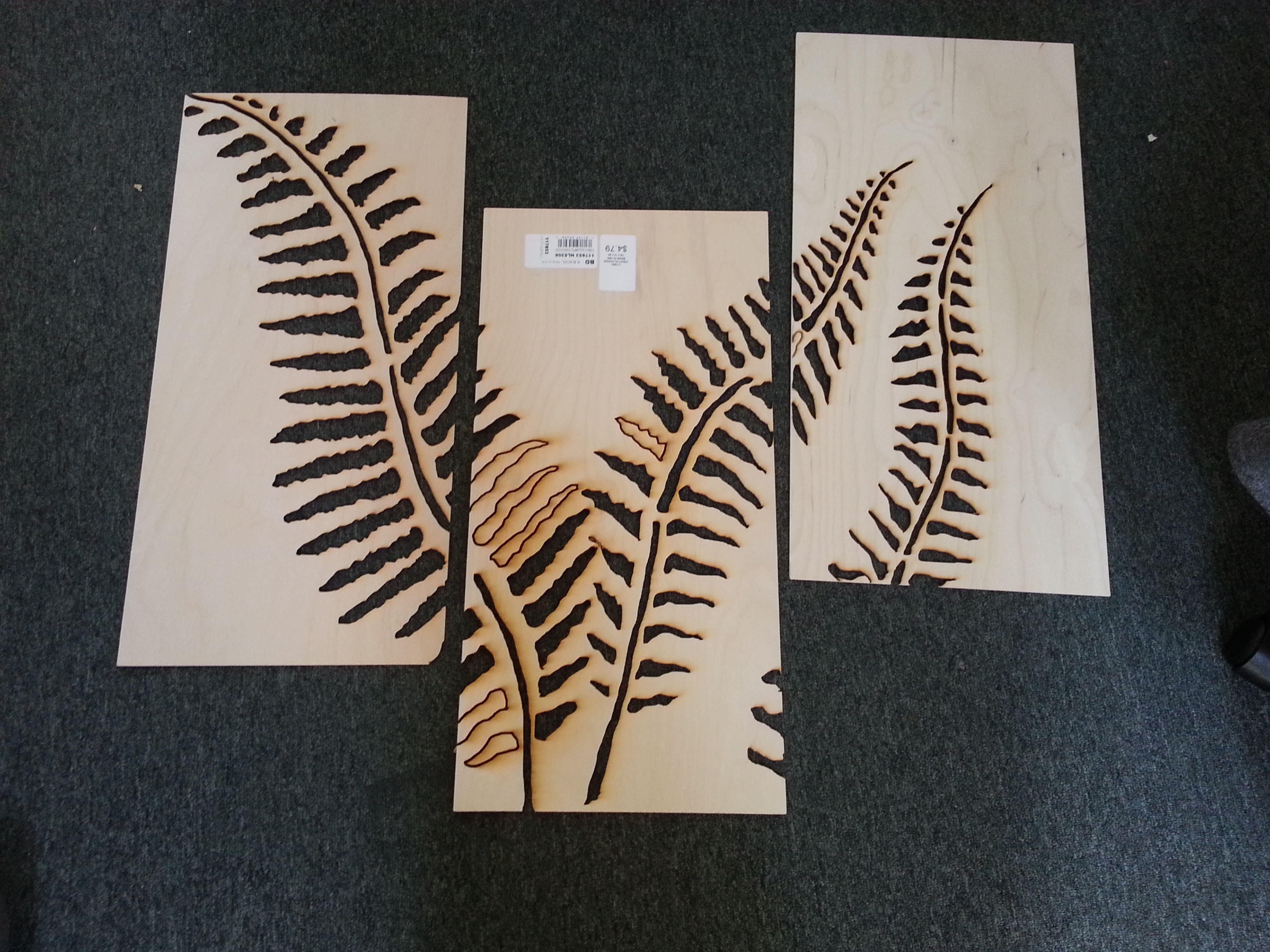 Laser Cut Multi-Piece Artwork