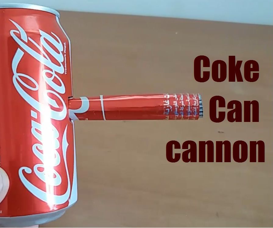 Coke Can Cannon  