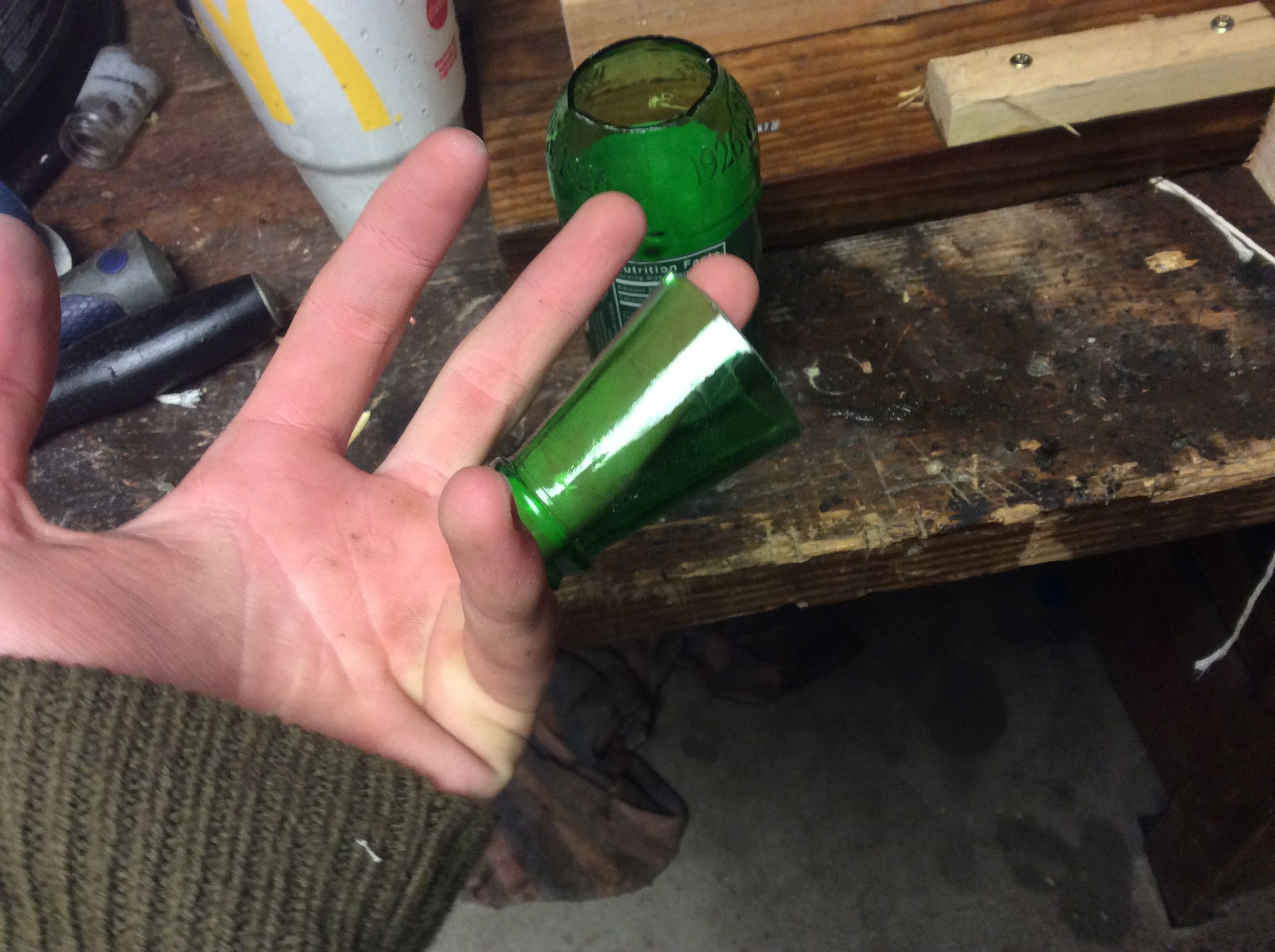 Bottleneck Guitar Slide (glass Cutting Methods) 8 Steps (with