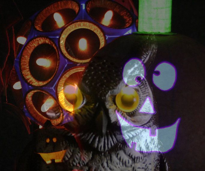 LED Owl and 5 LED Pumpkins Sing Raffi