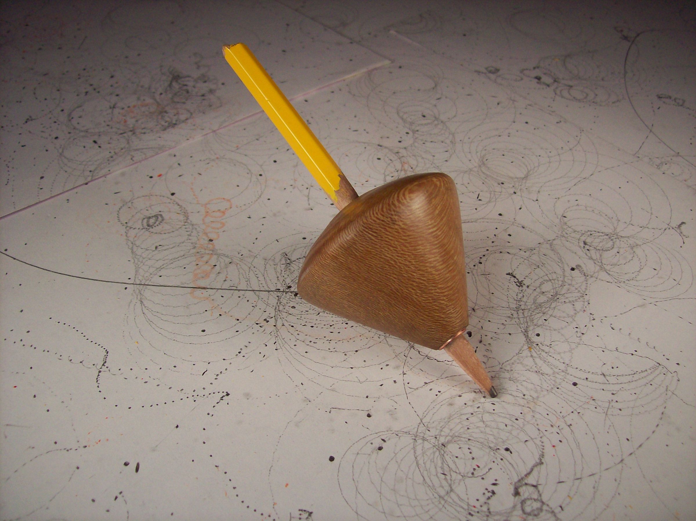 Pencil Spin Top
