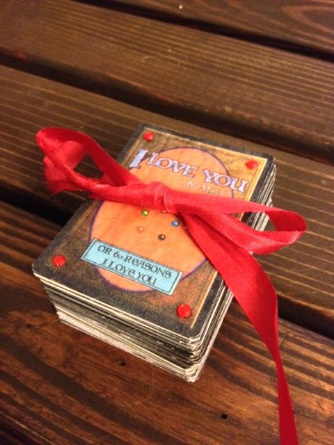 Custom Magic the Gathering Valentine's Deck