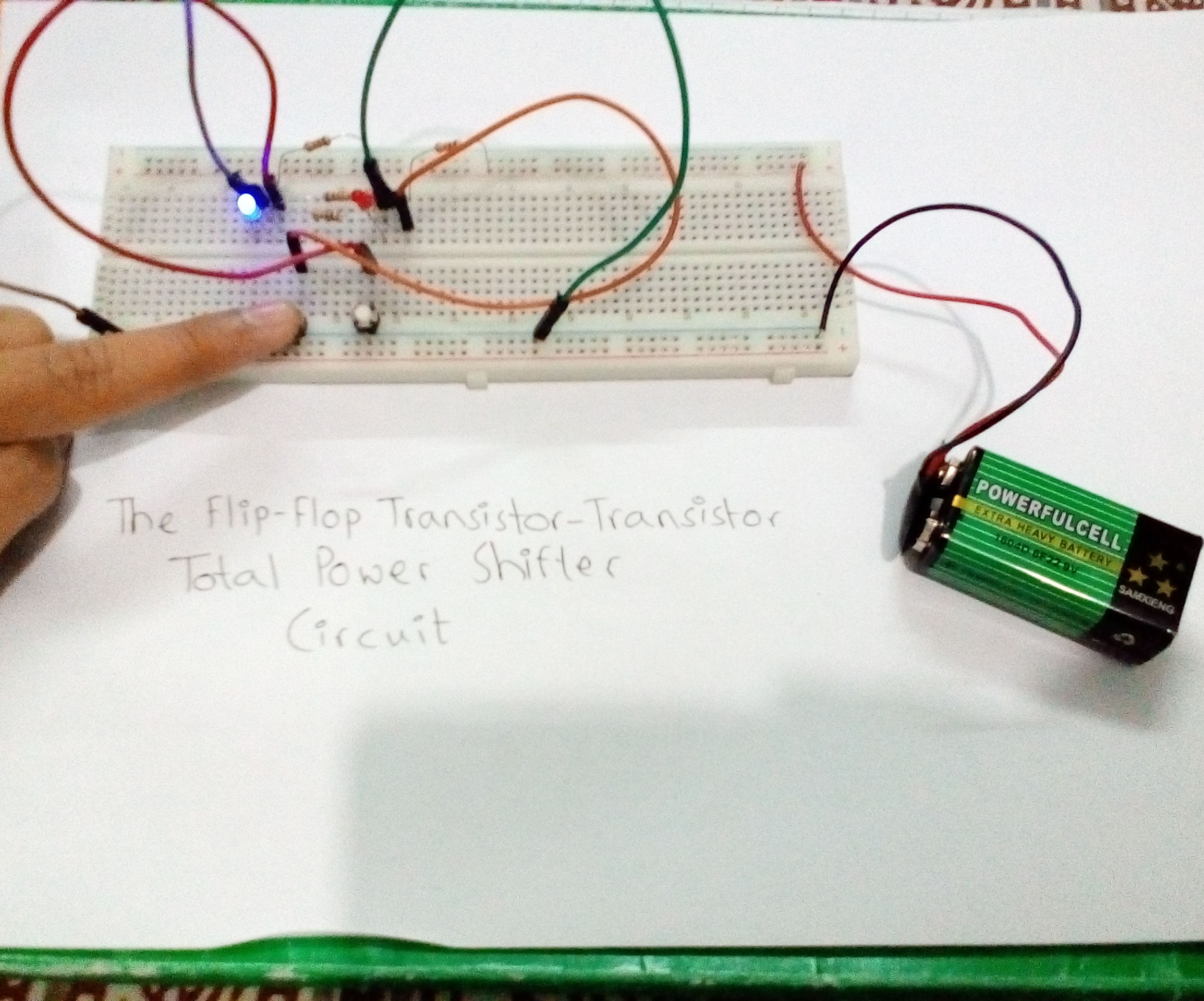 Flip-Flop Circuit (Transistor-Transistor SR Latch Circuit