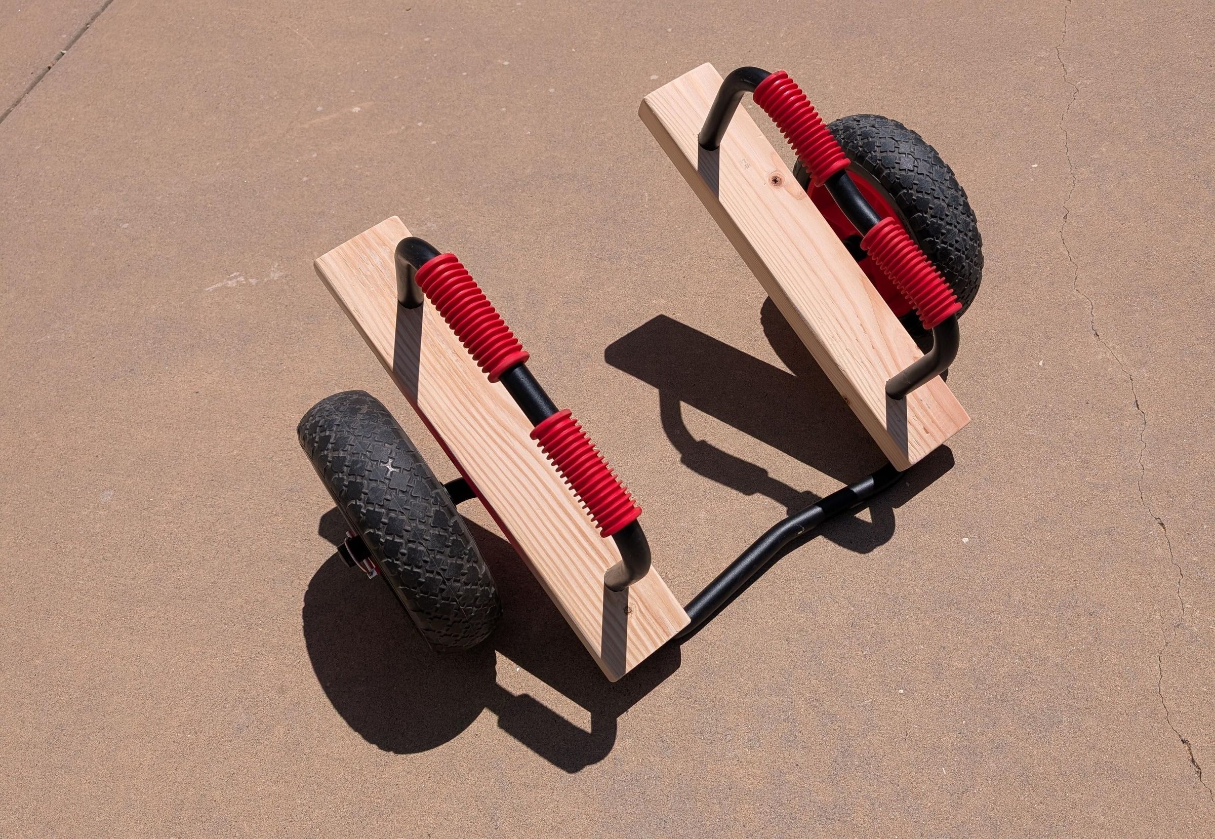 Repurposed Kayak Cart