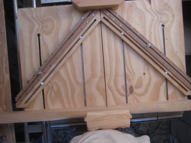 TABLE SAW SLED AND ADJUSTABLE ARMS