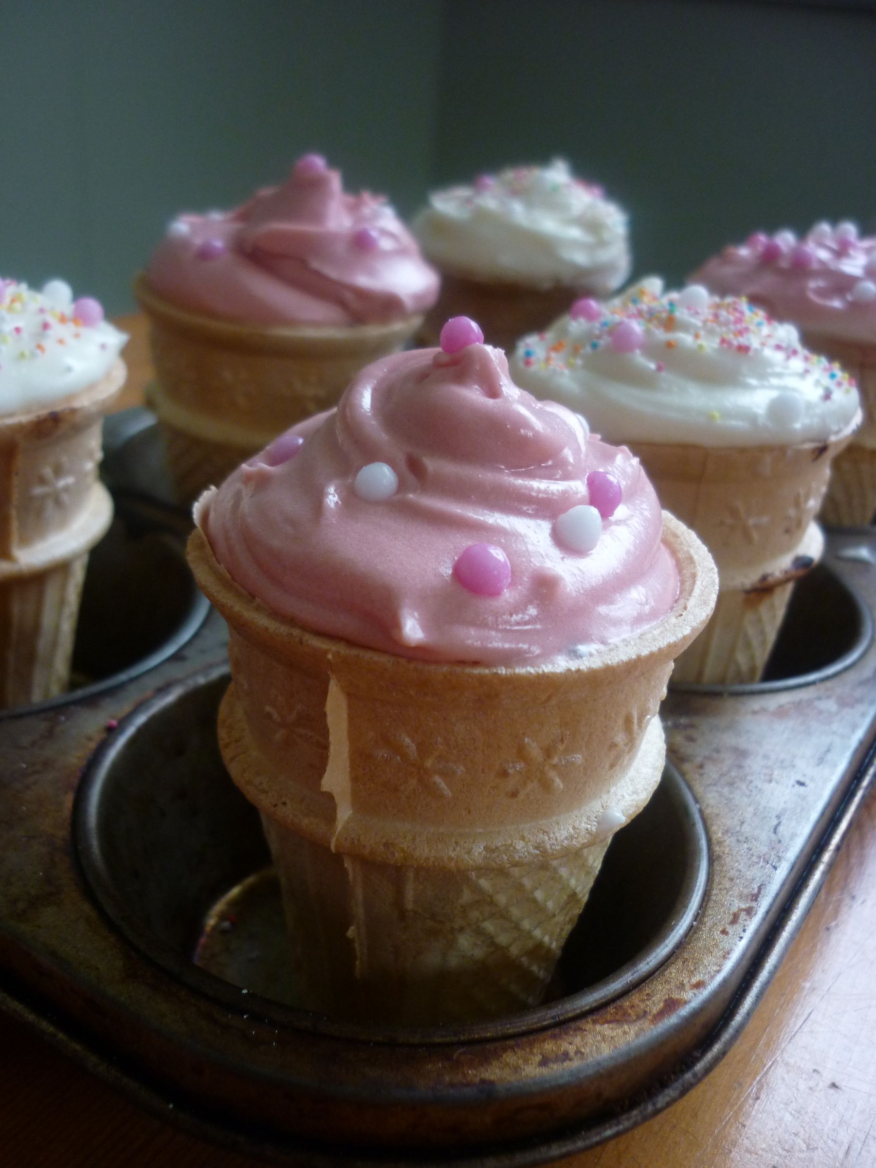 Ice Cream Cone Cupcakes!