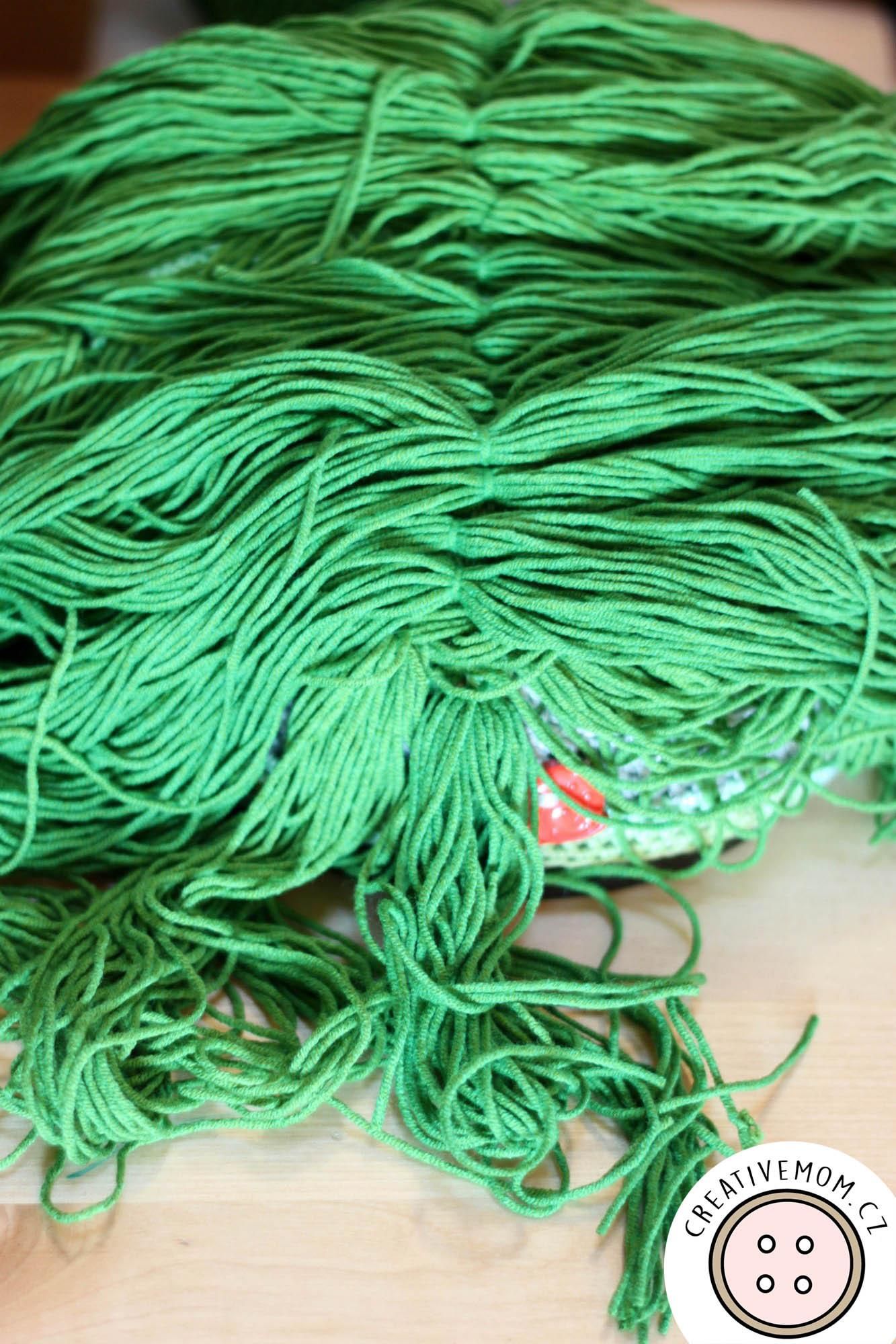 How to Make Yarn Wig Te Fiti Costume 6 Steps (with Pictures