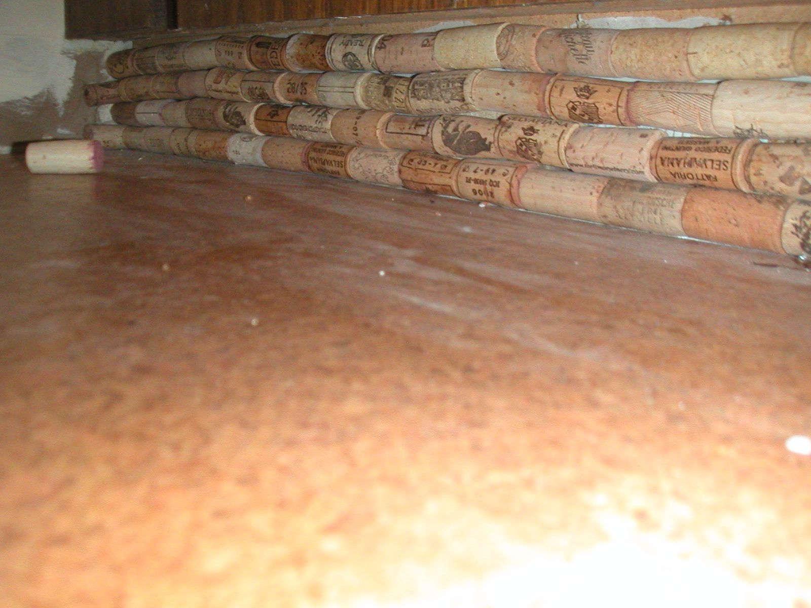 Natural Cork Baseboards