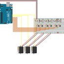 How to Control 3 Servo Motors using Push Button Switches and an Arduino Uno