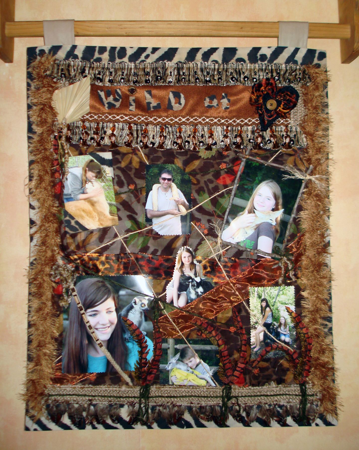 Wild at Heart – Picture Collage Wall Hanging
